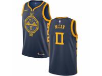 Women Nike Golden State Warriors #0 Patrick McCaw  Navy Blue NBA Jersey - City Edition