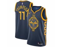 Women Nike Golden State Warriors #11 Klay Thompson  Navy Blue NBA Jersey - City Edition