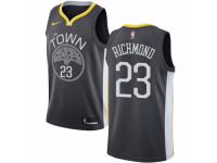 Women Nike Golden State Warriors #23 Mitch Richmond  Black Alternate NBA Jersey - Statement Edition