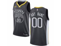 Women Nike Golden State Warriors Customized  Black Alternate NBA Jersey - Statement Edition