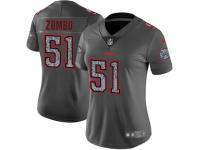 Women Nike Kansas City Chiefs #51 Frank Zombo Gray Static Vapor Untouchable Game NFL Jersey