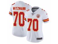 Women Nike Kansas City Chiefs #70 Bryan Witzmann White Vapor Untouchable Limited Player NFL Jersey