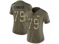 Women Nike Kansas City Chiefs #79 Parker Ehinger Limited Olive/Camo 2017 Salute to Service NFL Jersey