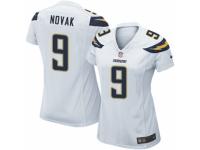 Women Nike Los Angeles Chargers #9 Nick Novak Game White NFL Jersey