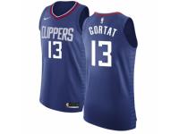 Women Nike Los Angeles Clippers #13 Marcin Gortat Blue NBA Jersey - Icon Edition