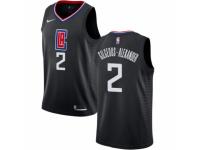 Women Nike Los Angeles Clippers #2 Shai Gilgeous-Alexander Black NBA Jersey Statement Edition