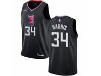 Women Nike Los Angeles Clippers #34 Tobias Harris  Black Alternate NBA Jersey Statement Edition
