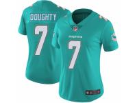Women Nike Miami Dolphins #7 Brandon Doughty Aqua Green Team Color Vapor Untouchable Limited Player NFL Jersey