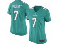 Women Nike Miami Dolphins #7 Brandon Doughty Game Aqua Green Team Color NFL Jersey