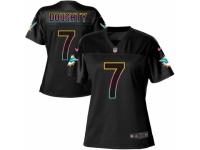 Women Nike Miami Dolphins #7 Brandon Doughty Game Black Fashion NFL Jersey