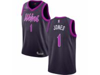 Women Nike Minnesota Timberwolves #1 Tyus Jones  Purple NBA Jersey - City Edition