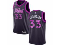 Women Nike Minnesota Timberwolves #33 Robert Covington  Purple NBA Jersey - City Edition