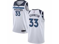 Women Nike Minnesota Timberwolves #33 Robert Covington  White NBA Jersey - Association Edition