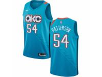 Women Nike Oklahoma City Thunder #54 Patrick Patterson  Turquoise NBA Jersey - City Edition