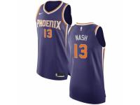 Women Nike Phoenix Suns #13 Steve Nash Purple Road NBA Jersey - Icon Edition