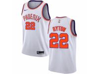 Women Nike Phoenix Suns #22 Deandre Ayton White NBA Jersey - Association Edition