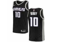 Women Nike Sacramento Kings #10 Mike Bibby  Black NBA Jersey Statement Edition