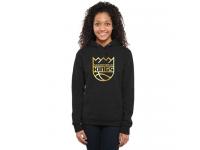 Women Sacramento Kings Gold Collection Pullover Hoodie Black