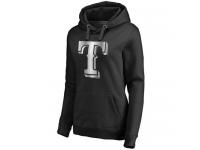 Women Texas Rangers Platinum Collection Pullover Hoodie Black