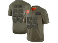 Women's #55 Limited Bradley Chubb Camo Football Jersey Denver Broncos 2019 Salute to Service