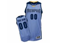 Women's Adidas Memphis Grizzlies Customized Swingman Light Blue Alternate NBA Jersey