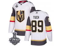 Women's Adidas Vegas Golden Knights #89 Alex Tuch White Away Authentic 2018 Stanley Cup Final NHL Jersey