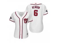 Women's Anthony Rendon Washington Nationals White 2019 World Series Champions Cool Base Jersey