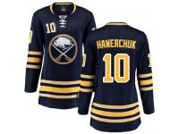 Women's Buffalo Sabres #10 Dale Hawerchuk Fanatics Branded Navy Blue Home Breakaway NHL Jersey