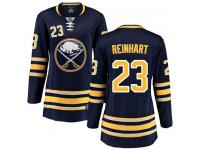 Women's Buffalo Sabres #23 Sam Reinhart Fanatics Branded Navy Blue Home Breakaway NHL Jersey