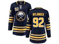 Women's Buffalo Sabres #92 Alexander Nylander Fanatics Branded Navy Blue Home Breakaway NHL Jersey