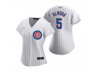 Women's Chicago Cubs Albert Almora Jr Nike White 2020 Home Jersey