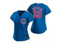 Women's Chicago Cubs Daniel Descalso Nike Royal 2020 Alternate Jersey