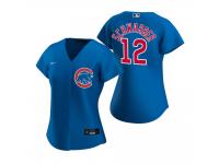 Women's Chicago Cubs Kyle Schwarber Nike Royal 2020 Alternate Jersey