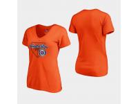 Women's Detroit Tigers Orange Vintage 2019 Spring Training T-Shirt