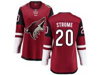 Women's Dylan Strome Breakaway Burgundy Red Home NHL Jersey Arizona Coyotes #20