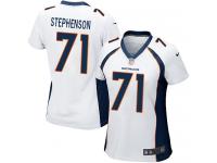 Women's Game Donald Stephenson White Jersey Road #71 NFL Denver Broncos Nike