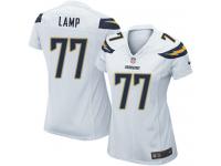 Women's Game Forrest Lamp #77 Nike White Road Jersey - NFL Los Angeles Chargers