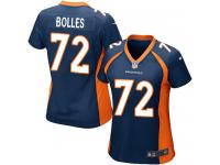 Women's Game Garett Bolles #72 Nike Navy Blue Alternate Jersey - NFL Denver Broncos