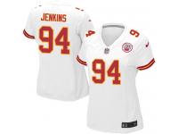 Women's Game Jarvis Jenkins #94 Nike White Road Jersey - NFL Kansas City Chiefs