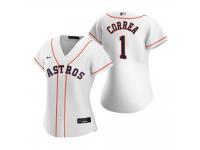 Women's Houston Astros Carlos Correa Nike White 2020 Home Jersey