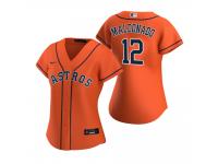 Women's Houston Astros Martin Maldonado Nike Orange 2020 Alternate Jersey