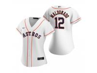 Women's Houston Astros Martin Maldonado Nike White 2020 Home Jersey