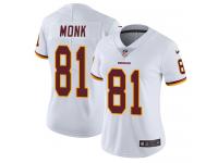 Women's Limited Art Monk #81 Nike White Road Jersey - NFL Washington Redskins Vapor Untouchable