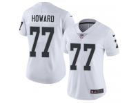 Women's Limited Austin Howard #77 Nike White Road Jersey - NFL Oakland Raiders Vapor Untouchable