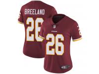 Women's Limited Bashaud Breeland #26 Nike Burgundy Red Home Jersey - NFL Washington