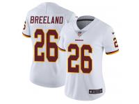 Women's Limited Bashaud Breeland #26 Nike White Road Jersey - NFL Washington Redskins Vapor