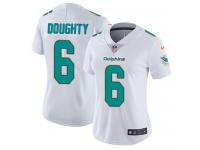 Women's Limited Brandon Doughty #6 Nike White Road Jersey - NFL Miami Dolphins Vapor Untouchable