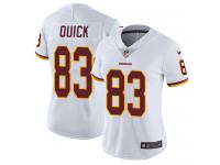 Women's Limited Brian Quick #83 Nike White Road Jersey - NFL Washington Redskins Vapor Untouchable