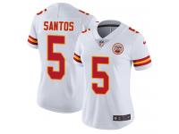 Women's Limited Cairo Santos #5 Nike White Road Jersey - NFL Kansas City Chiefs Vapor Untouchable