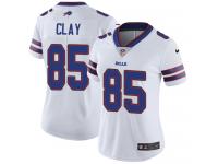 Women's Limited Charles Clay #85 Nike White Road Jersey - NFL Buffalo Bills Vapor Untouchable